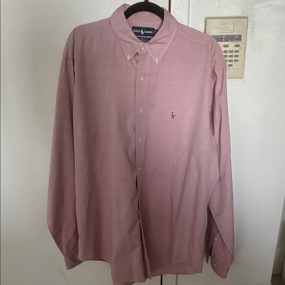 Ralph Lauren Men's Button-Down in Soft Pink
